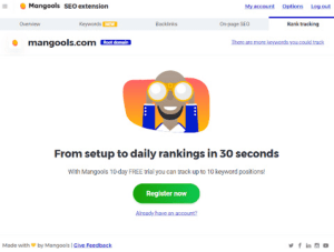 seo extension by mangools